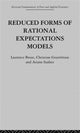 Book cover of: Reduced Forms of Rational Expectations Models. By: L. Broze