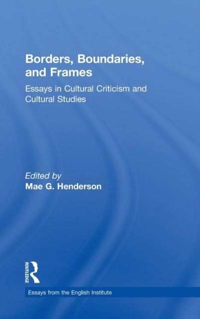 Book cover of: Borders, Boundaries, and Frames