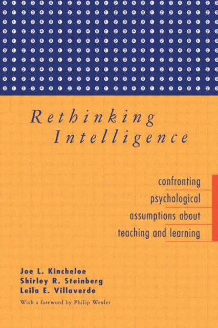 Book cover of: Rethinking Intelligence. By: Joe Kincheloe