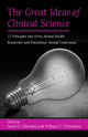 Book cover of: Great Ideas of Clinical Science