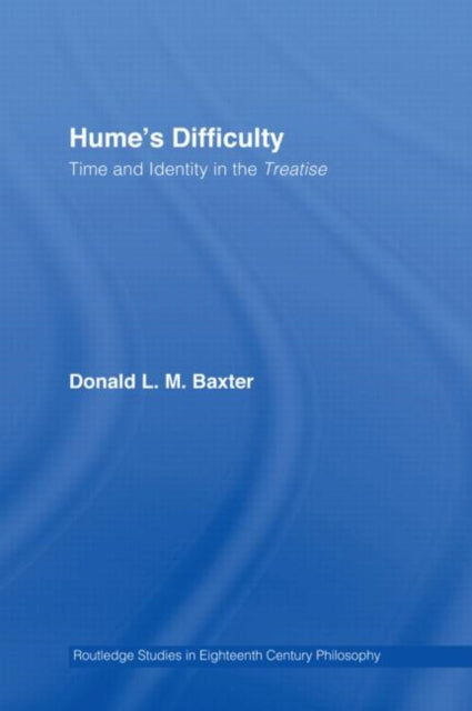 Book cover of: Hume's Difficulty. By: Baxter, Donald L. M. Baxter