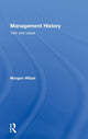 Book cover of: Management History. By: Morgen Witzel