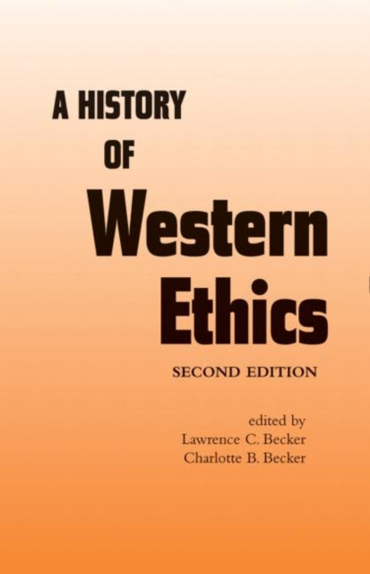 Book cover of: History of Western Ethics. By: L. Becker