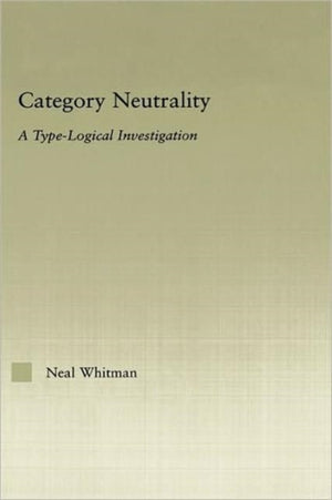Category Neutrality