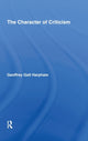 Book cover of: Character of Criticism