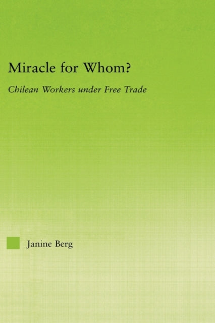 Book cover of: Miracle for Whom?. By: Janine Berg