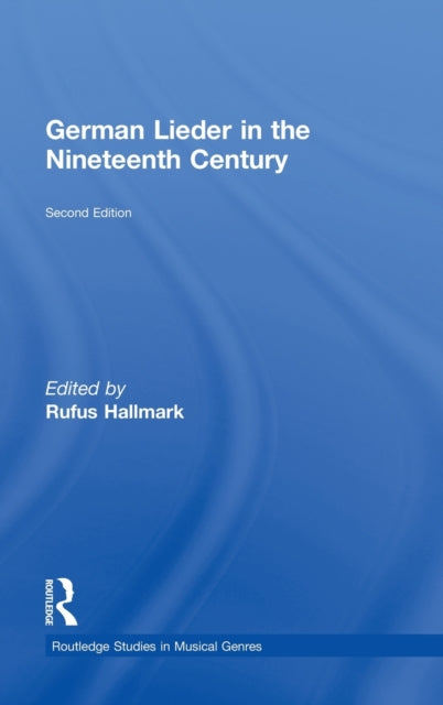 Book cover of: German Lieder in the Nineteenth Century