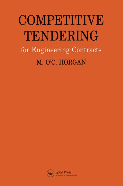 Book cover of: Competitive Tendering for Engineering Contracts