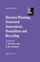 Book cover of: Disaster Planning, Structural Assessment, Demolition and Recycling