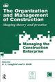 Book cover of: Organization and Management of Construction. By: David Langford