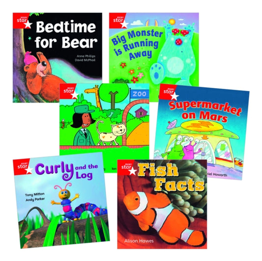 Book cover of: Learn at Home:Star Reading Red Level Pack (5 fiction and 1 non-fiction book). By: Anne Phillips