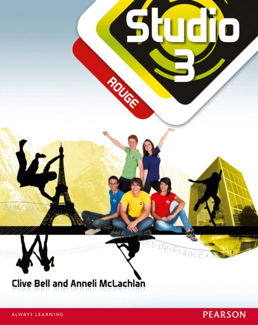 Book cover of: Studio 3 rouge Pupil Book (11-14 French). By: Clive Bell