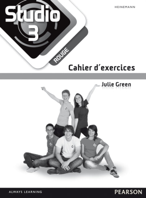 Book cover of: Studio 3 rouge Workbook (pack of 8) (11-14 French). By: Julie Green