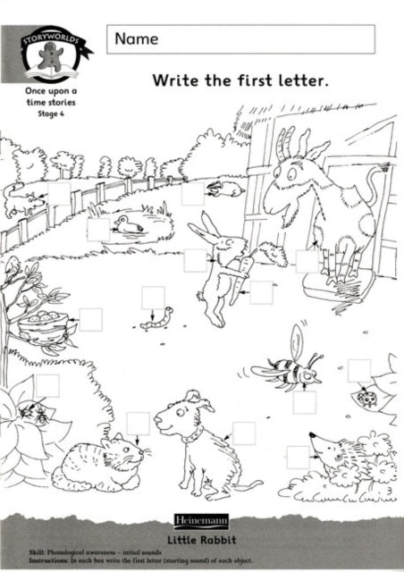 Book cover of: Storyworlds Yr1/P2 Stage 4, Once Upon A Time World, Workbook (8 Pack)