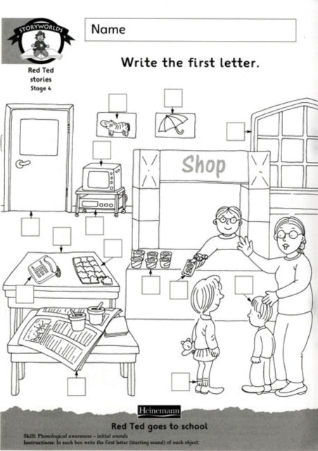 Book cover of: Storyworlds Yr1/P2 Stage 4, Our World, Workbook ( 8 pack)