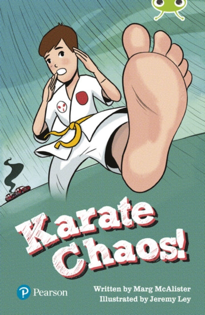 Book cover of: Bug Club Independent Fiction Year Two Lime Plus a Karate Chaos. By: Margaret McAllister
