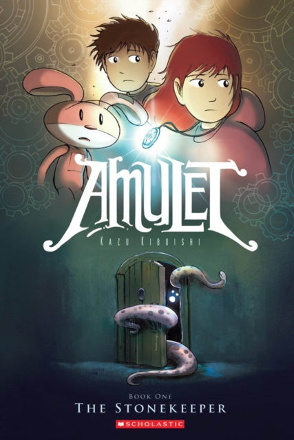 Book cover of: Stonekeeper (Amulet, Book One). By: Kazu Kibuishi
