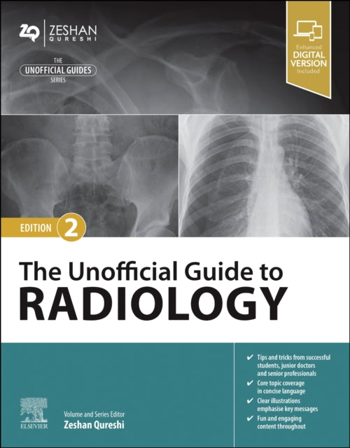 Book cover of: Unofficial Guide to Radiology. By: Zeshan Qureshi