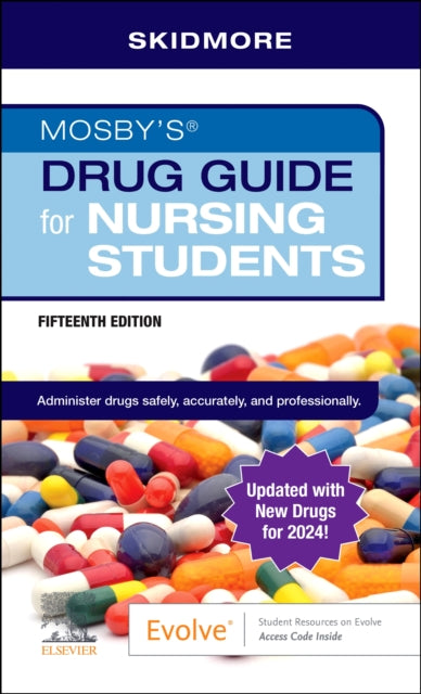 Book cover of: Mosby's Drug Guide for Nursing Students with update. By: Linda Skidmore-Roth