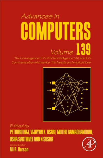 Book cover of: Convergence of Artificial Intelligence (AI) and 6G Communication Networks: The Needs and Implications. By: Pethuru Raj
