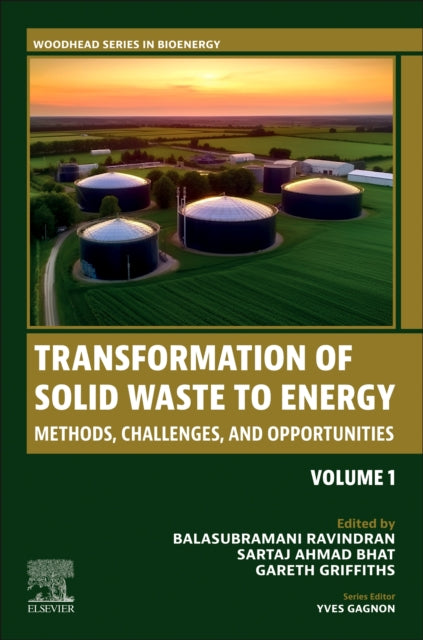 Book cover of: Transformation of Solid Waste to Energy. By: Balasubramani Ravindran