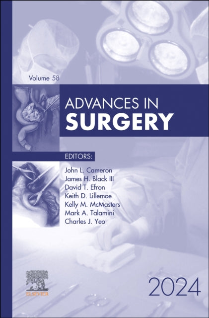 Book cover of: Advances in Surgery, 2024. By: John L. Cameron