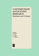 Book cover of: Contemporary Accounting Research