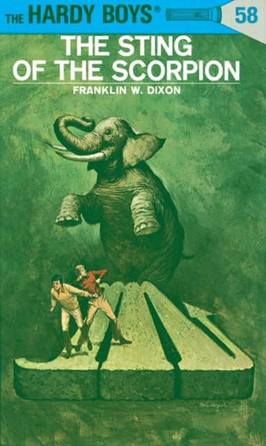 Book cover of: Hardy Boys 58: The Sting of the Scorpion. By: Franklin W. Dixon