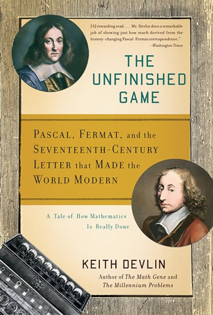 Book cover of: Unfinished Game. By: Keith J. Devlin