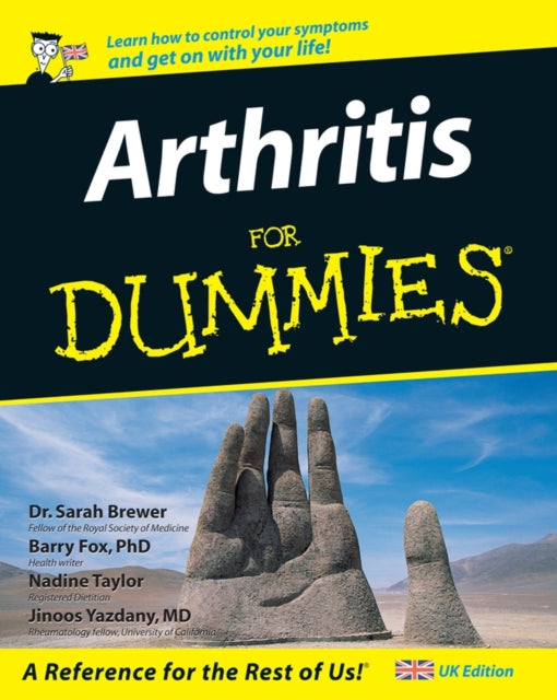 Book cover of: Arthritis For Dummies. By: Sarah Brewer