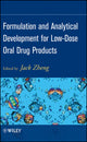 Book cover of: Formulation and Analytical Development for Low-Dose Oral Drug Products