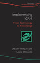 Book cover of: Implementing CRM. By: David Finnegan