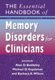 Book cover of: Essential Handbook of Memory Disorders for Clinicians