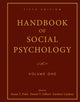 Book cover of: Handbook of Social Psychology, Volume 1. By: Susan T. Fiske