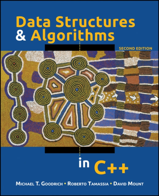 Book cover of: Data Structures and Algorithms in C++. By: Michael T. Goodrich