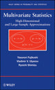 Book cover of: Multivariate Statistics. By: Yasunori Fujikoshi
