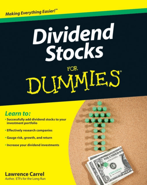 Book cover of: Dividend Stocks For Dummies. By: Lawrence Carrel
