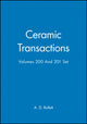 Book cover of: Ceramic Transactions, Volumes 200 & 201 Set. By: A. D. Rollett