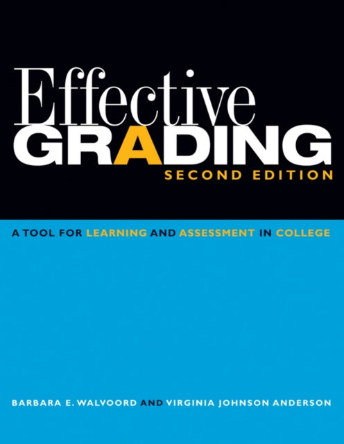 Book cover of: Effective Grading. By: Barbara E. Fassler Walvoord