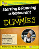Book cover of: Starting and Running a Restaurant For Dummies, UK Edition