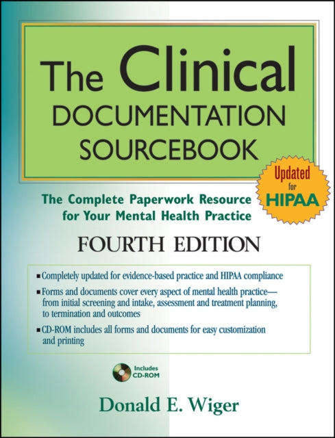 Book cover of: Clinical Documentation Sourcebook. By: Donald E. Wiger