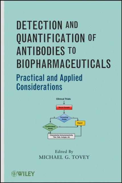 Book cover of: Detection and Quantification of Antibodies to Biopharmaceuticals. By: Michael G. Tovey