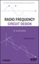 Book cover of: Radio Frequency Circuit Design. By: W. Alan Davis