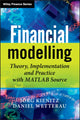 Book cover of: Financial Modelling. By: Joerg Kienitz