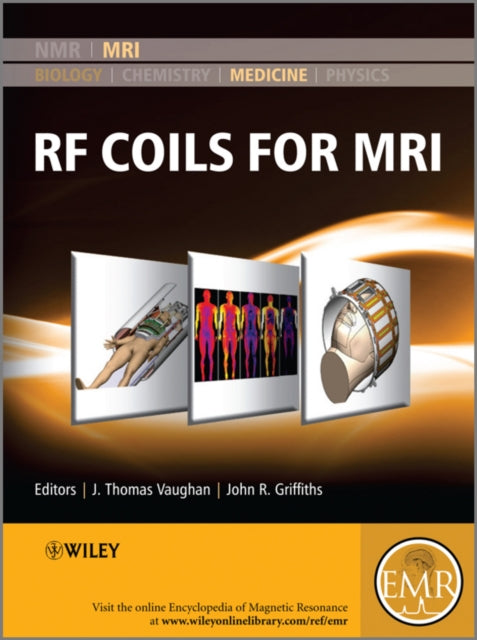 Book cover of: RF Coils for MRI. By: J. Thomas Vaughan