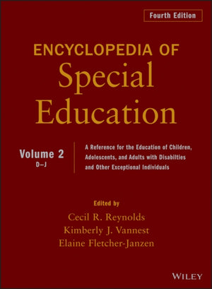 Encyclopedia of Special Education, Volume 2
