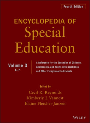 Encyclopedia of Special Education, Volume 3