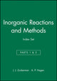 Book cover of: Inorganic Reactions and Methods, Cumulative Index. By: Jerold J. Zuckerman