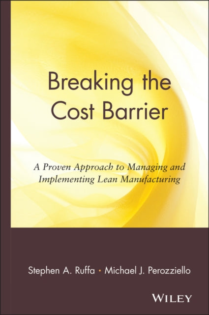 Book cover of: Breaking the Cost Barrier. By: Stephen A. Ruffa