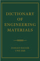 Book cover of: Dictionary of Engineering Materials. By: Harald Keller